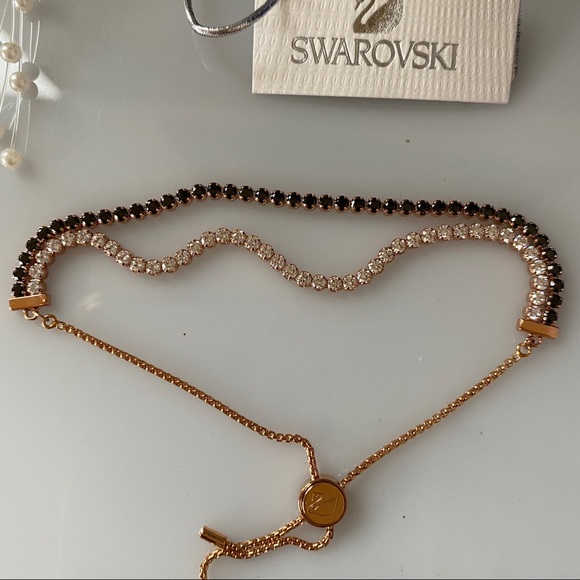 SWAROVSKI Subtle Bracelet Rose-Gold tone plated - Picture 6 of 8